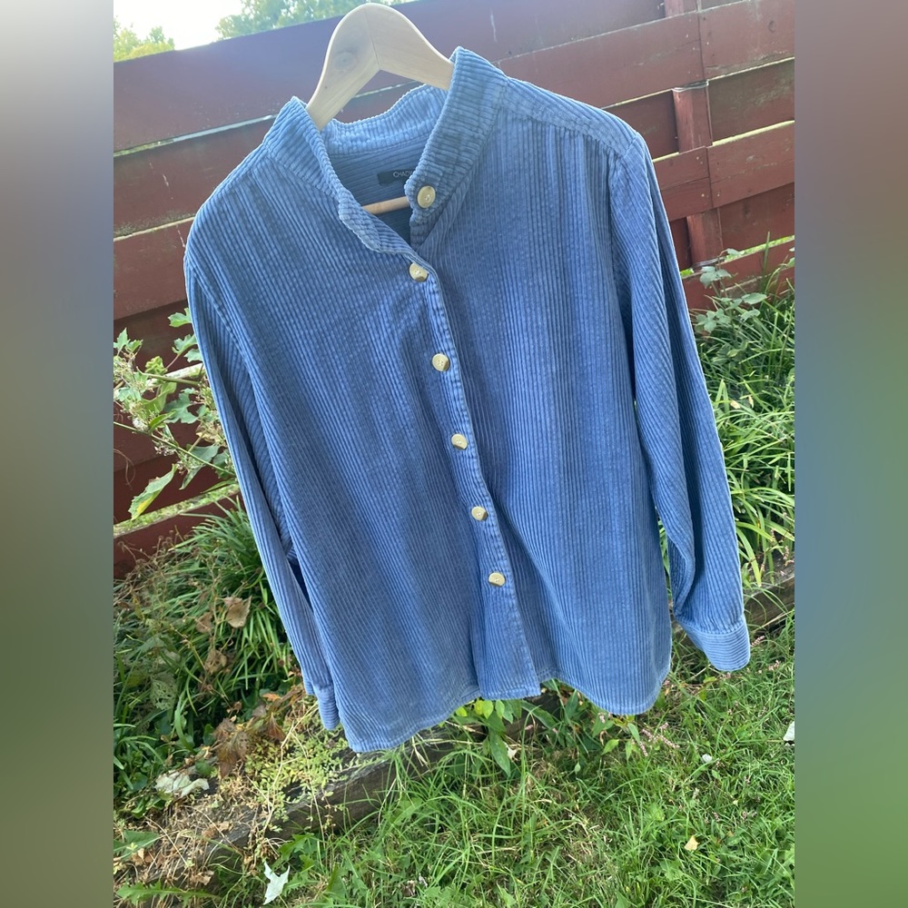 corduroy style button up